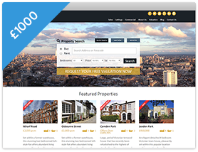 Cityscape Theme Estate Agent Website